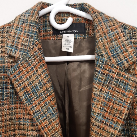 Jones NY Multi Colored Blazer - Picture 4 of 8